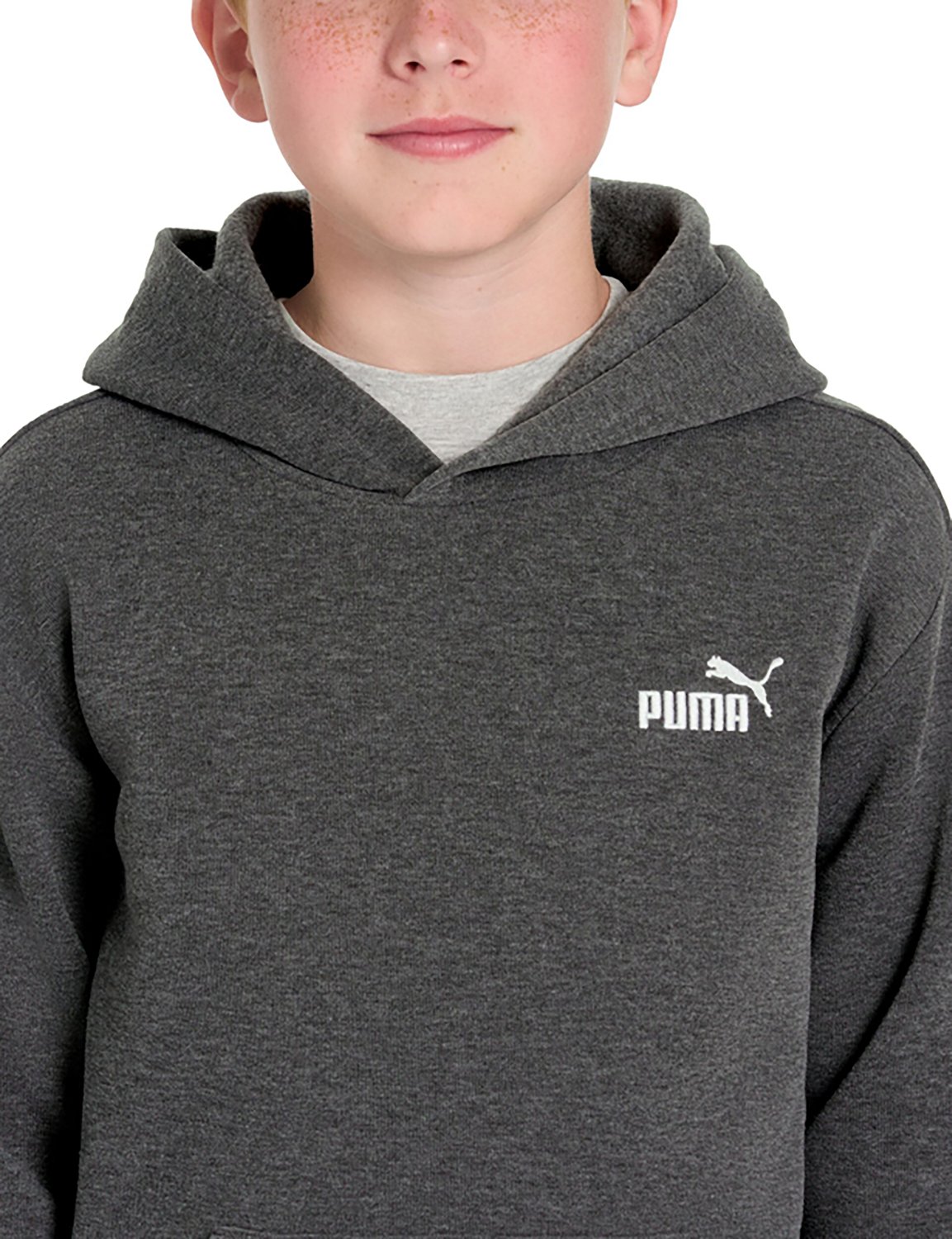 PUMA Boys’ Essentials Basics Poly Fleece PO Hoodie - view number 3