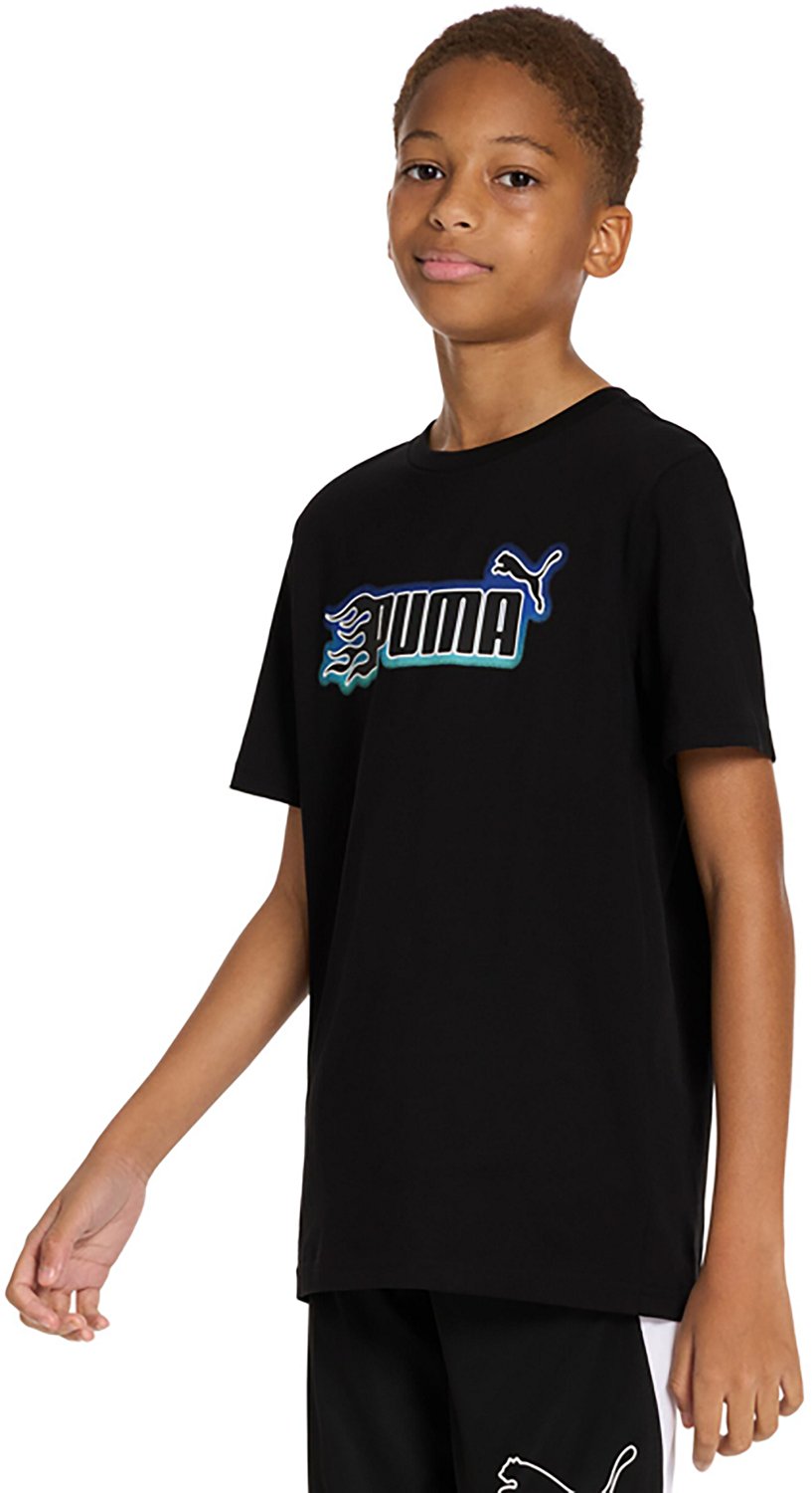 PUMA Boys’ PS Airbrush GFX T-shirt - view number 4