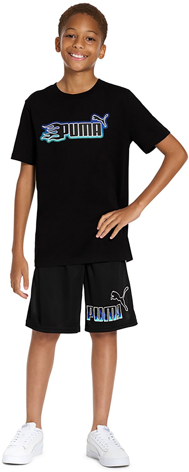 PUMA Boys’ PS Airbrush GFX T-shirt - view number 5