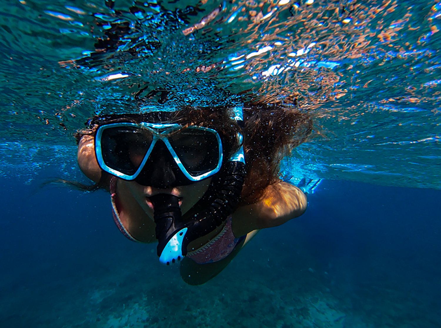 US Diver Adults' Belize Teal and Black Mask Swim Goggles - view number 4