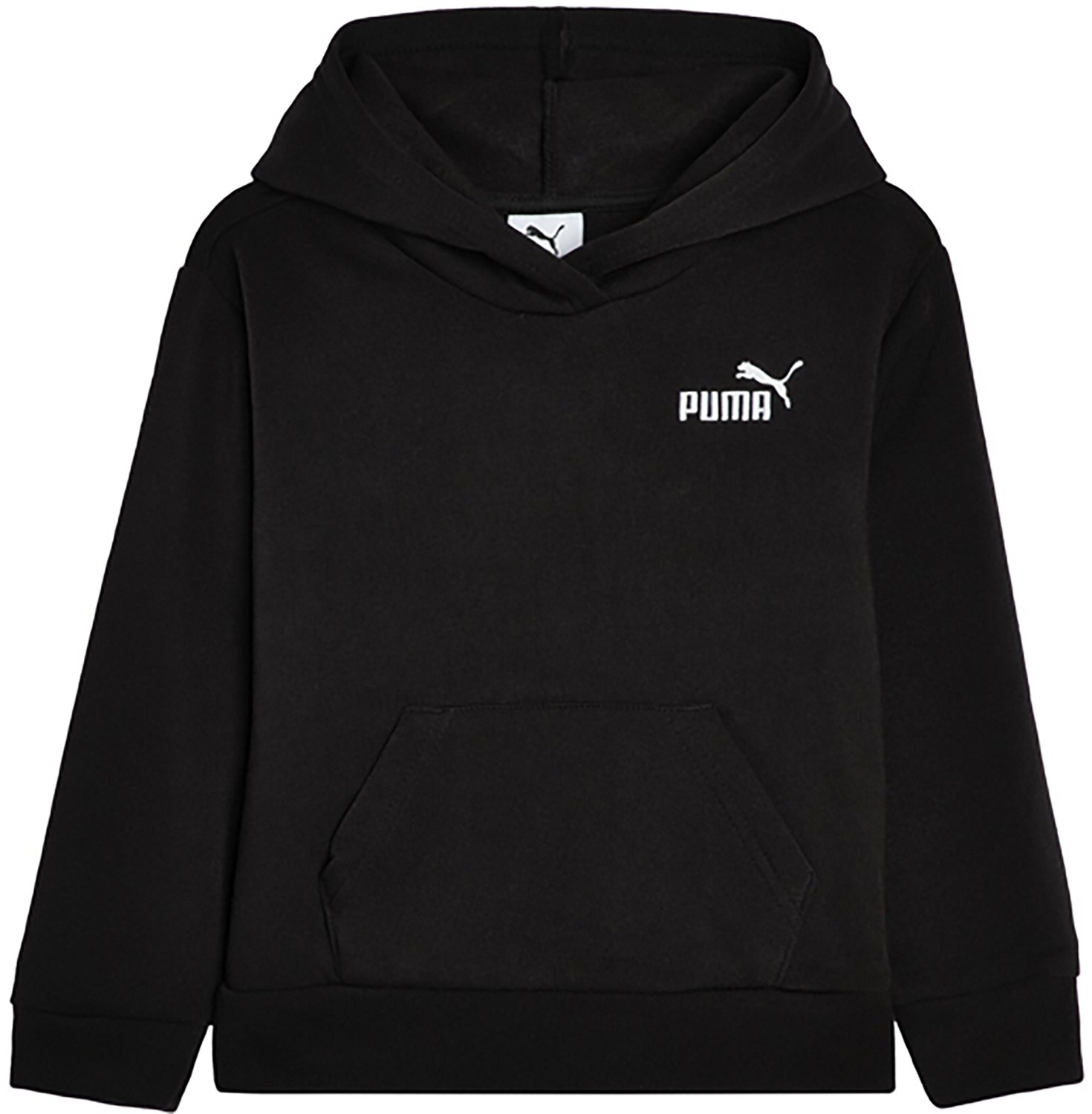 PUMA Girls’ Essential Basics Spun Poly Fleece PO Hoodie - view number 3