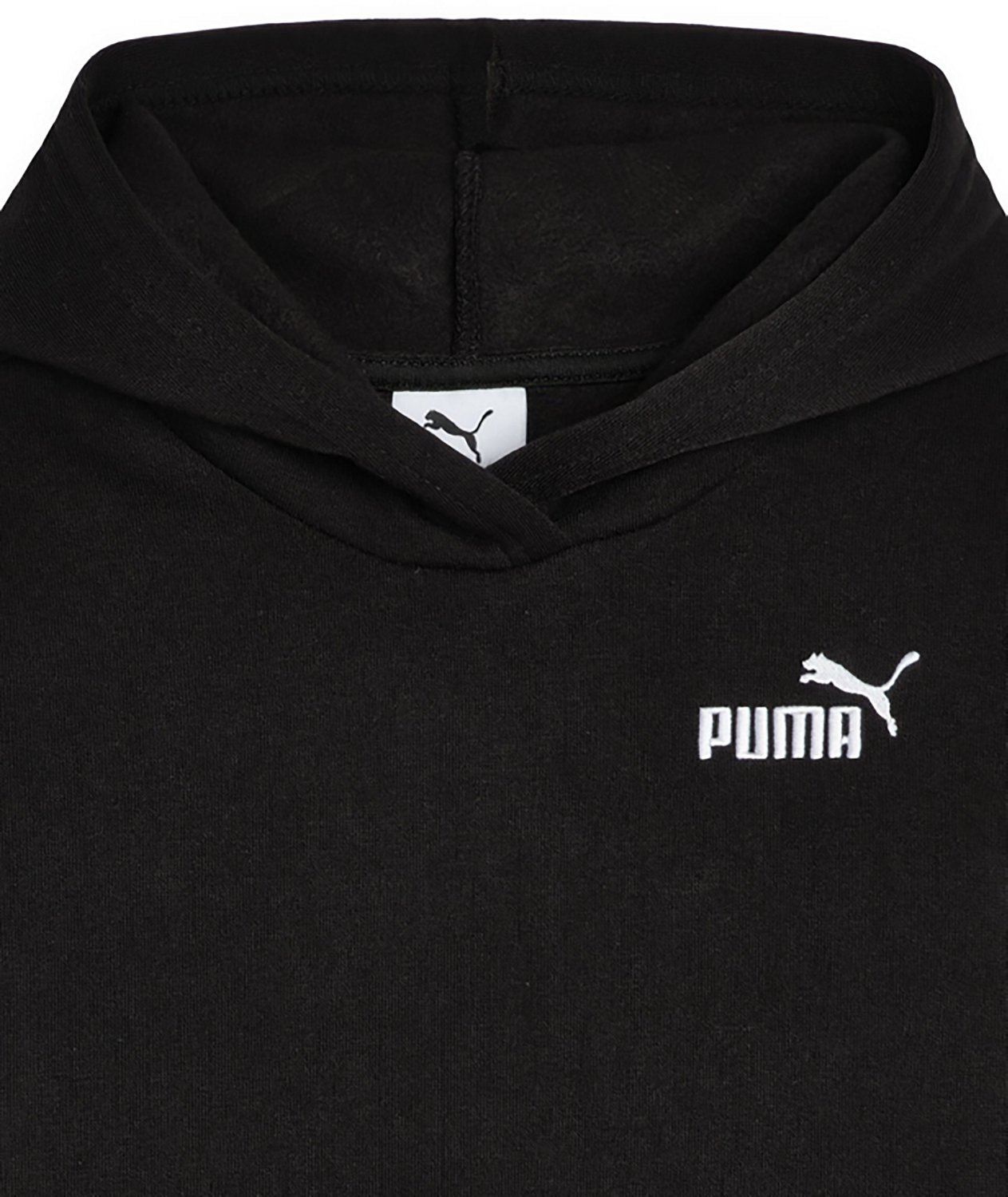 PUMA Girls’ Essential Basics Spun Poly Fleece PO Hoodie - view number 6