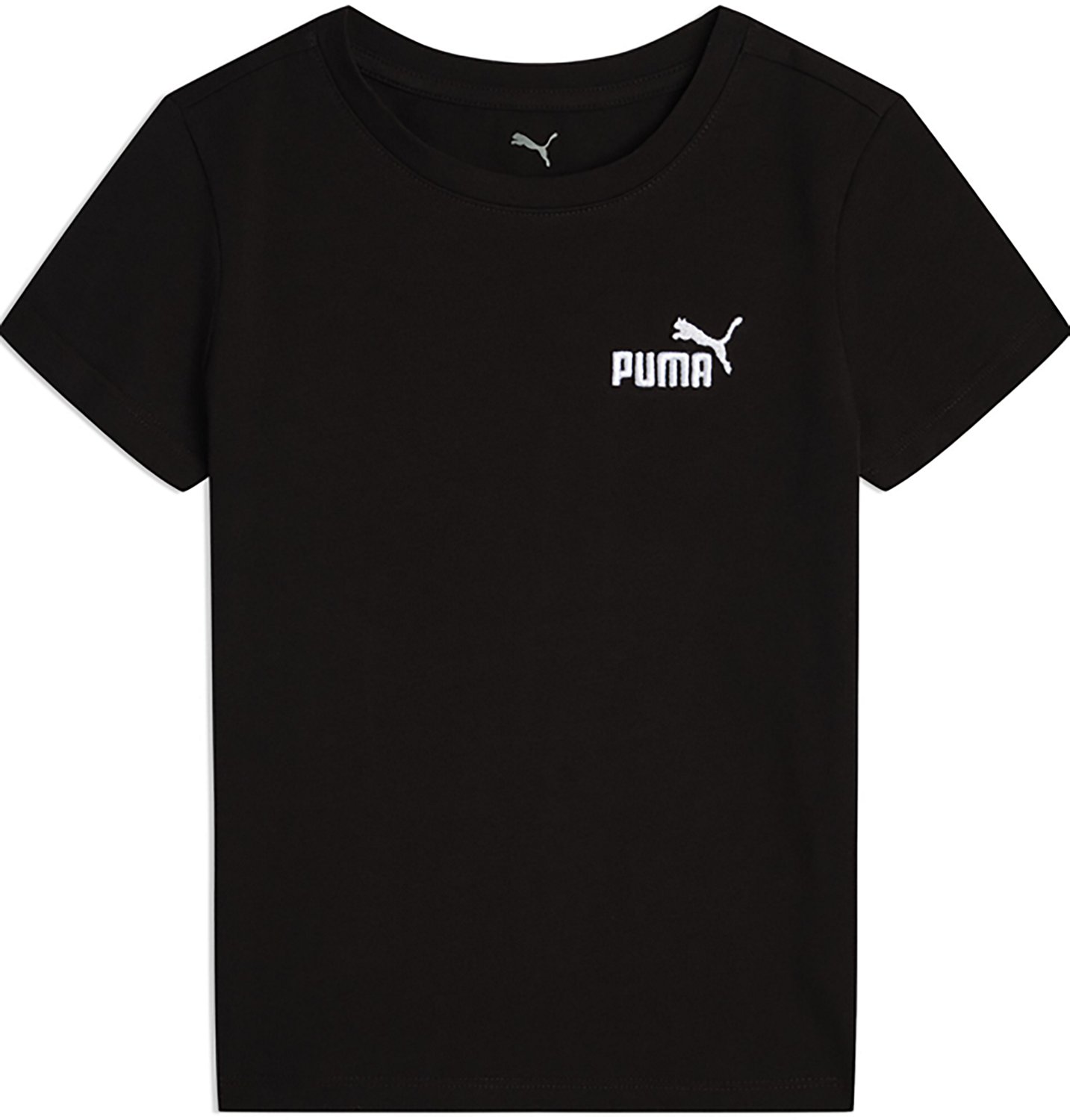 PUMA Girls’ 4-6X Foundations Cotton/Spandex Stretch Jersey Baby T-shirt - view number 4