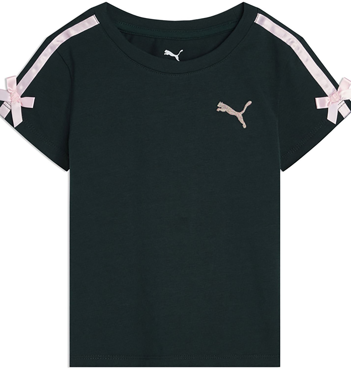 PUMA Girls’ 4-6X Bow Society Pack Cotton/Spandex Baby T-shirt - view number 5