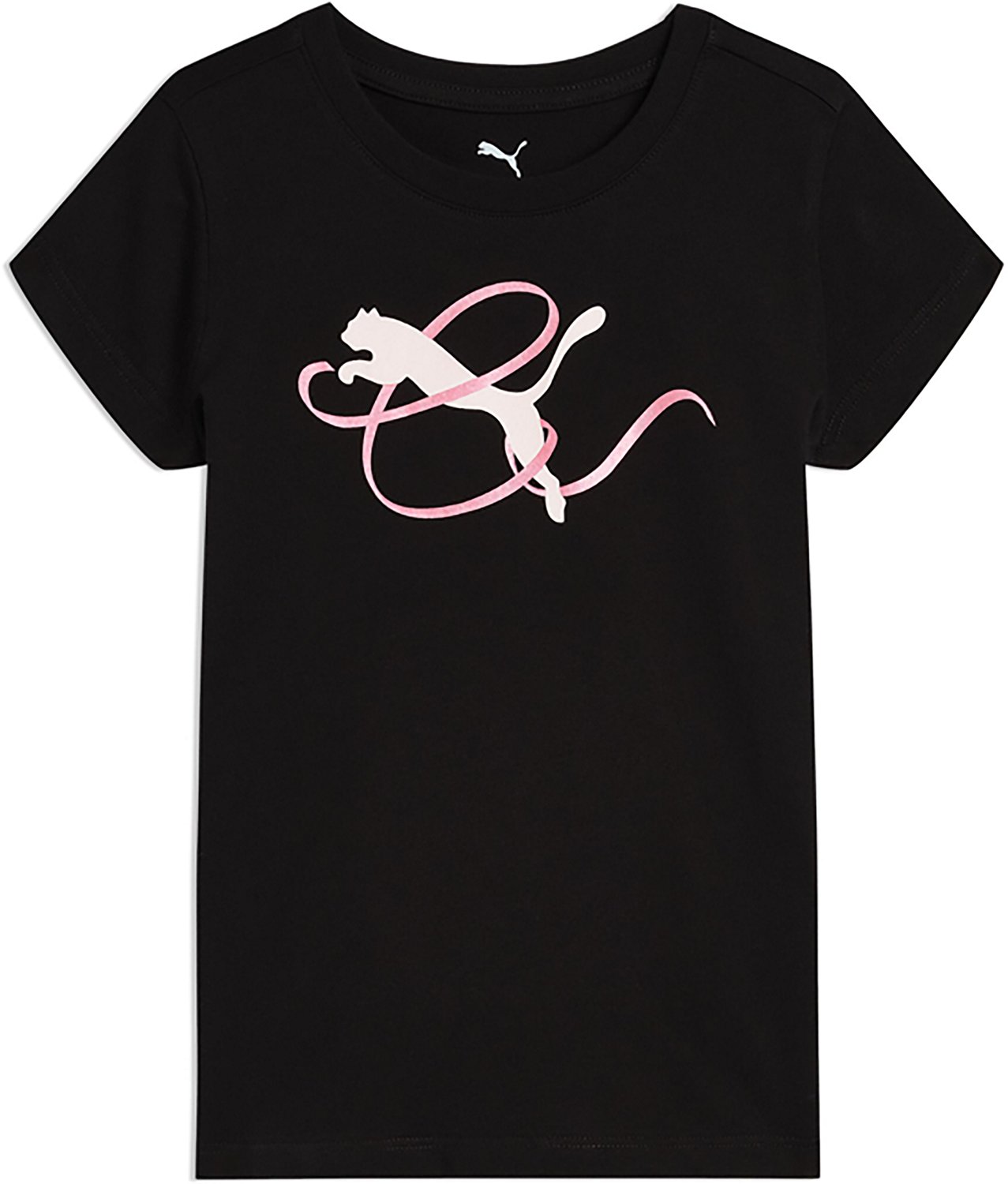 PUMA Girls’ Bow Society Pack Cotton/Spandex T-shirt - view number 2