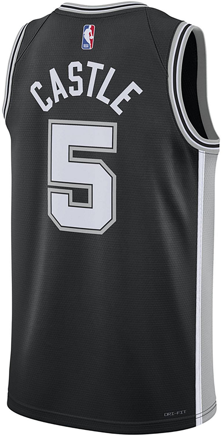 Nike Men's Spurs Swingman Icon Edition Castle Jersey - view number 2