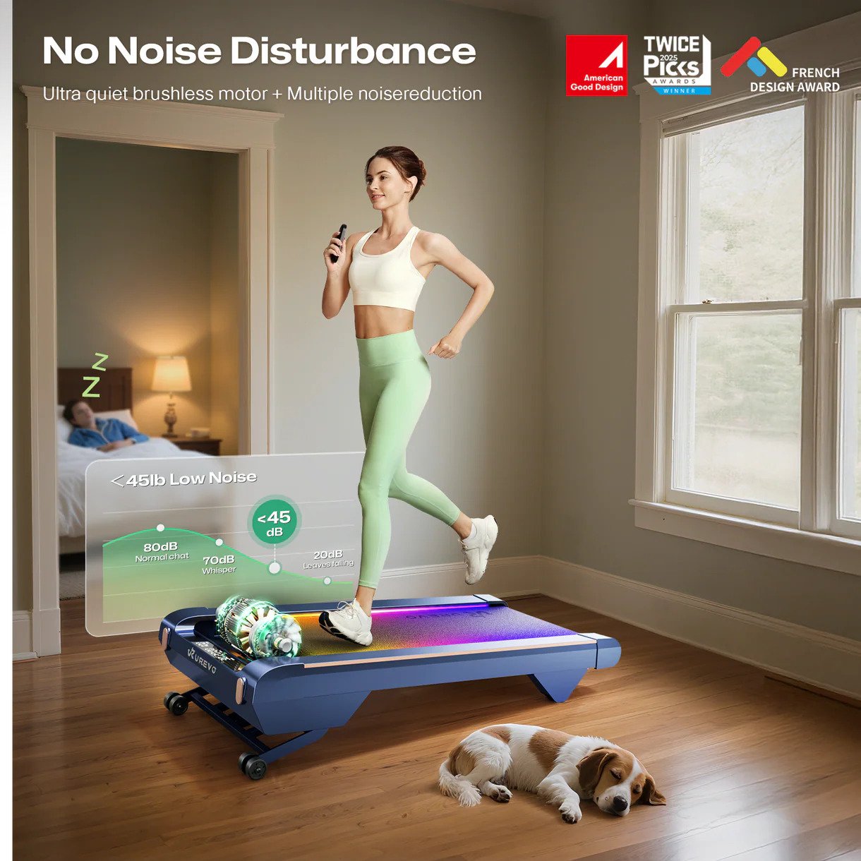 UREVO Cyberpad Home Treadmill - view number 6