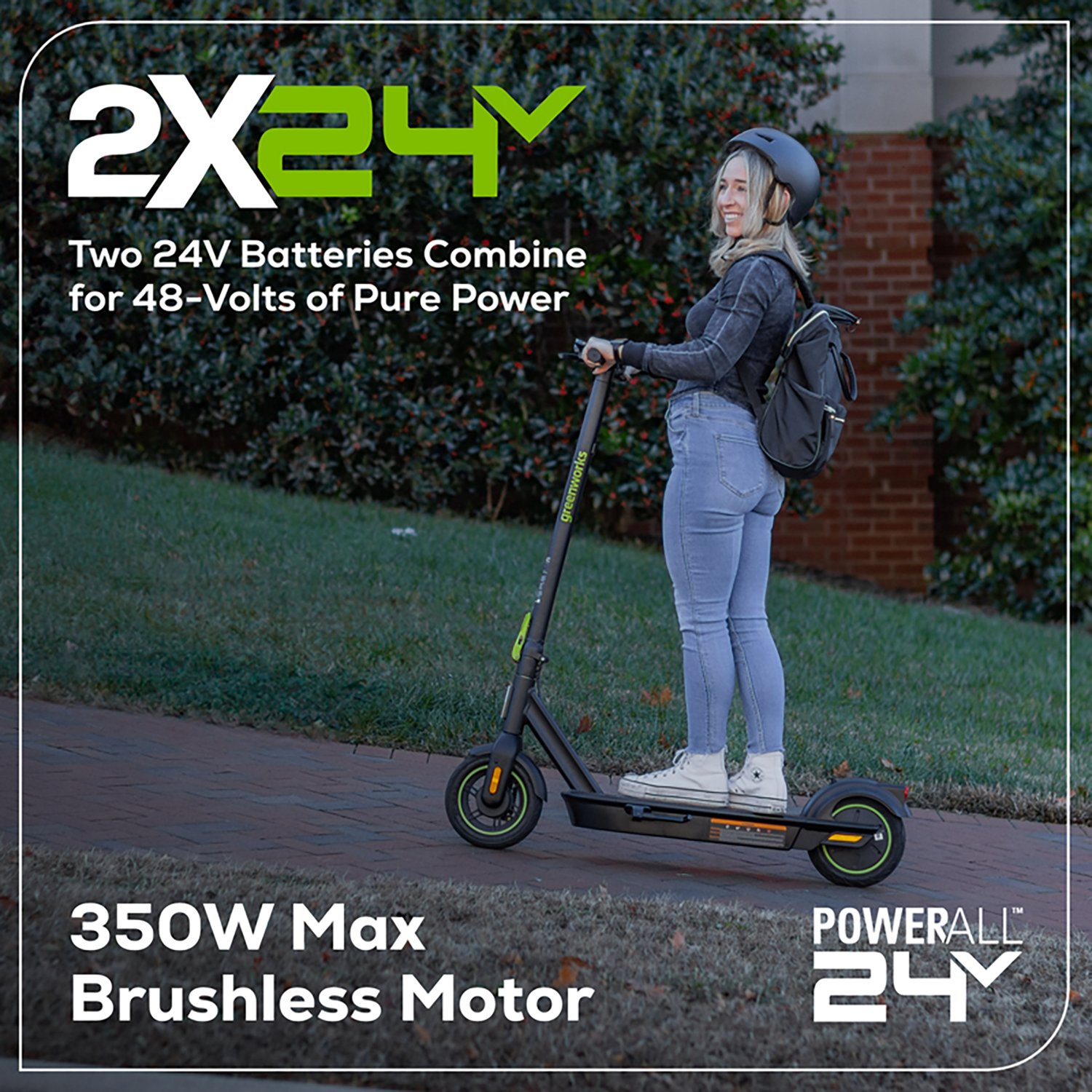 Greenworks 48V STEALTH Series Electric Scooter - view number 2
