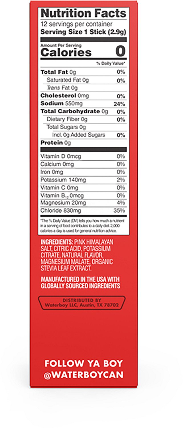 Waterboy Daily Hydration Packets 12-Pack - view number 3