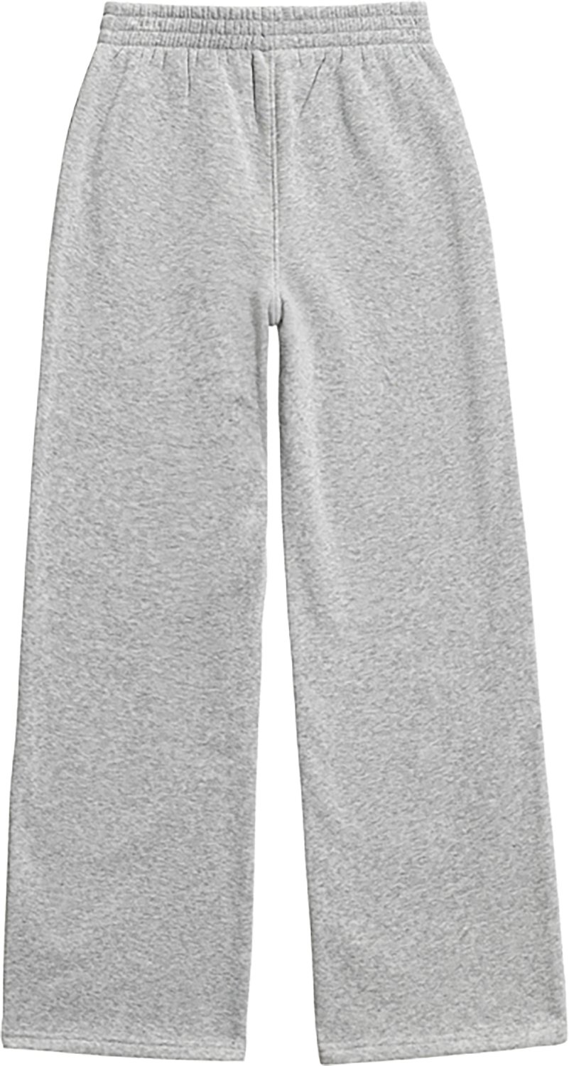 PUMA Girls’ Essentials Basics Spun Poly Fleece Wide Leg Pants - view number 2