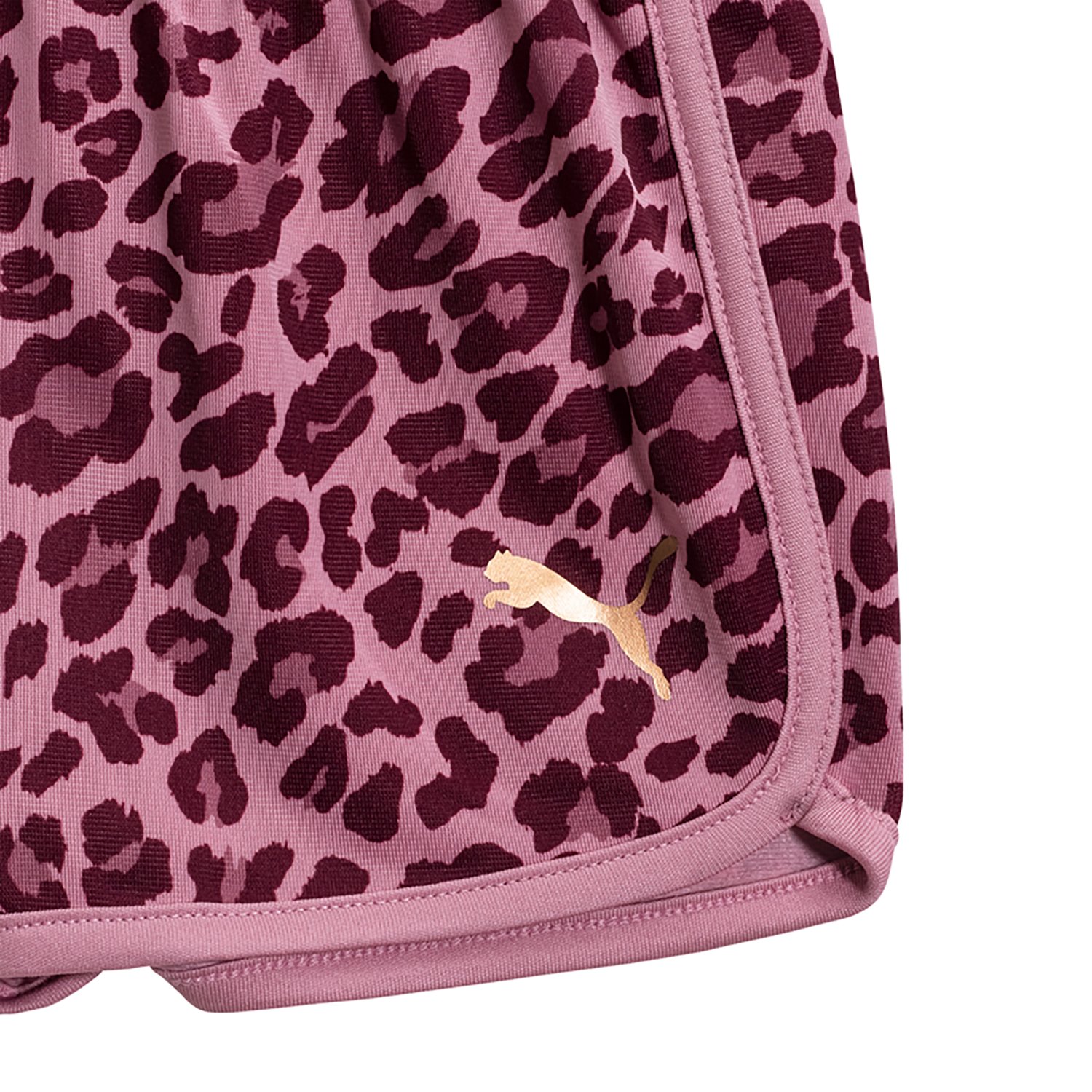 PUMA Girls’ 4-6X Poly Fleece Hoodie & Poly Tricot Short Set - view number 5