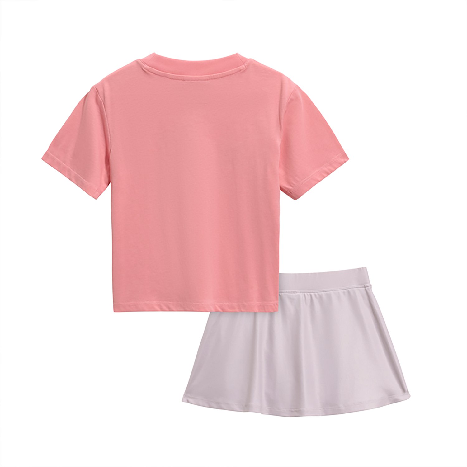 PUMA Girls’ Cotton Jersey T-shirt & Poly Spandex Skort Set - view number 2