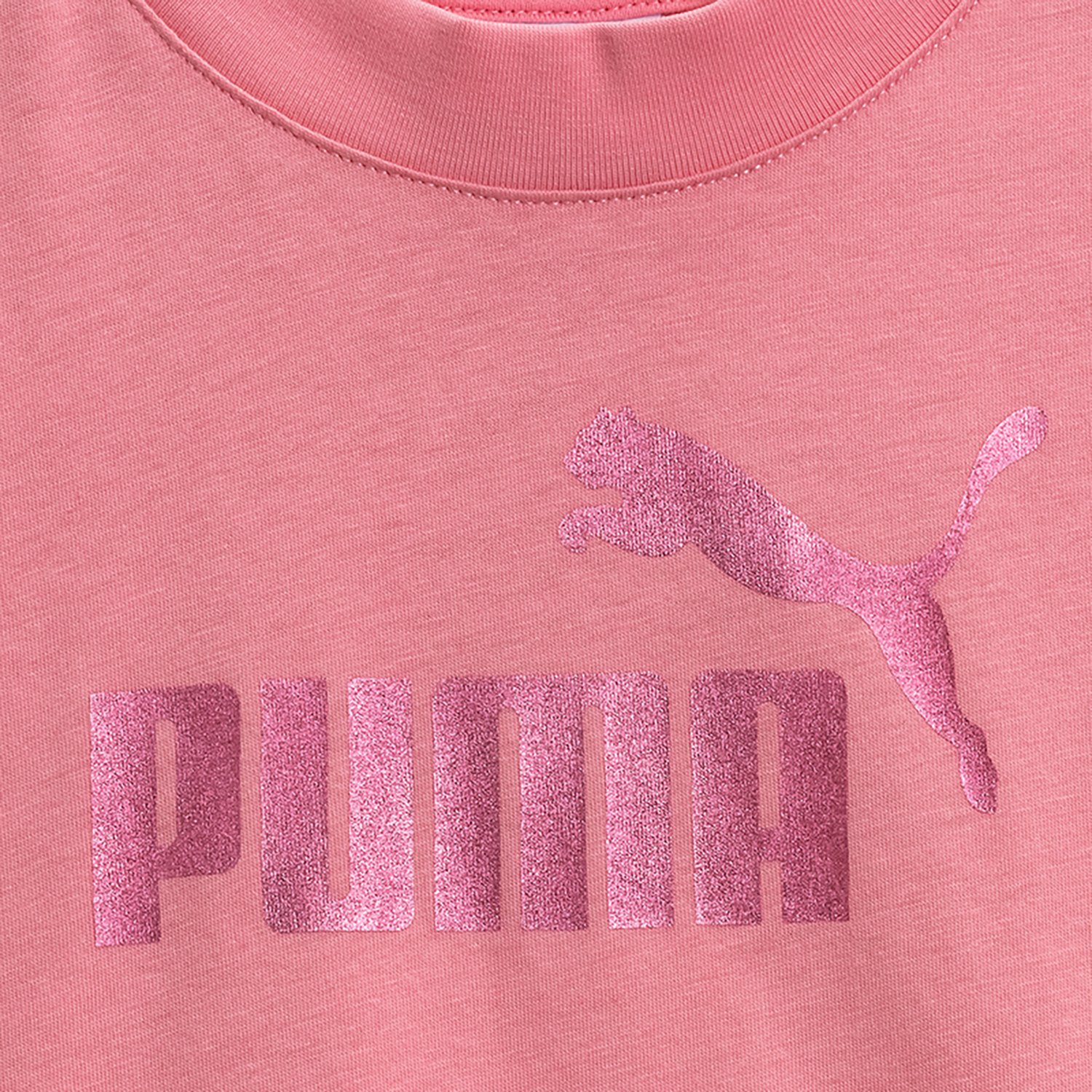 PUMA Girls’ Cotton Jersey T-shirt & Poly Spandex Skort Set - view number 3