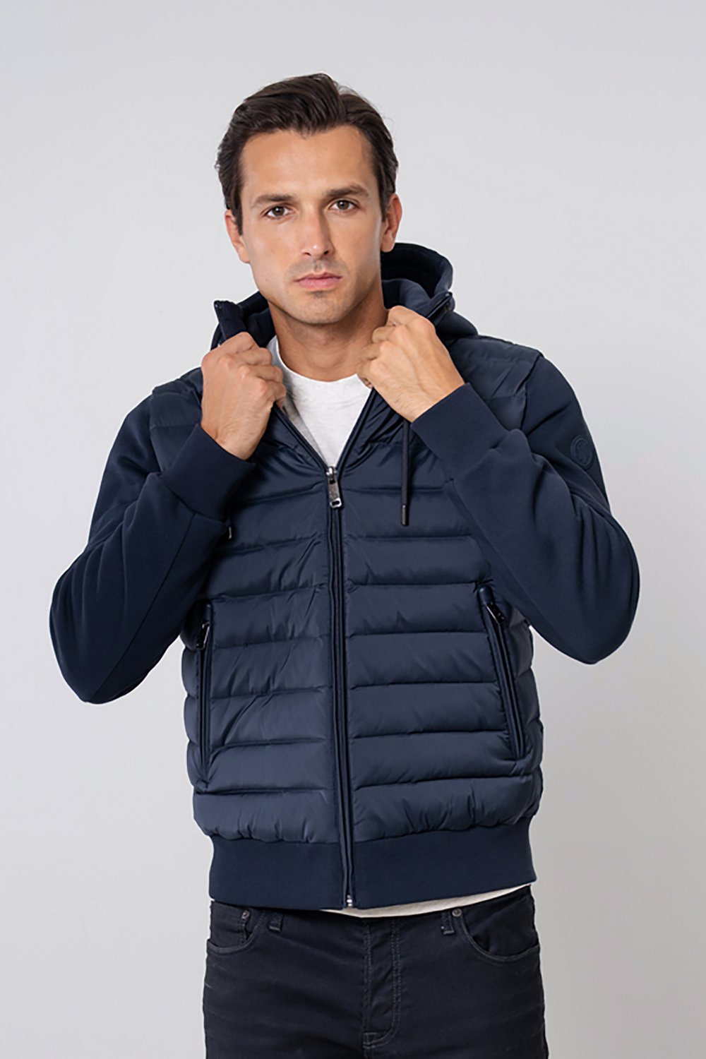 The Recycled Planet Men’s Lenny Quilted Fleece Hoodie - view number 4