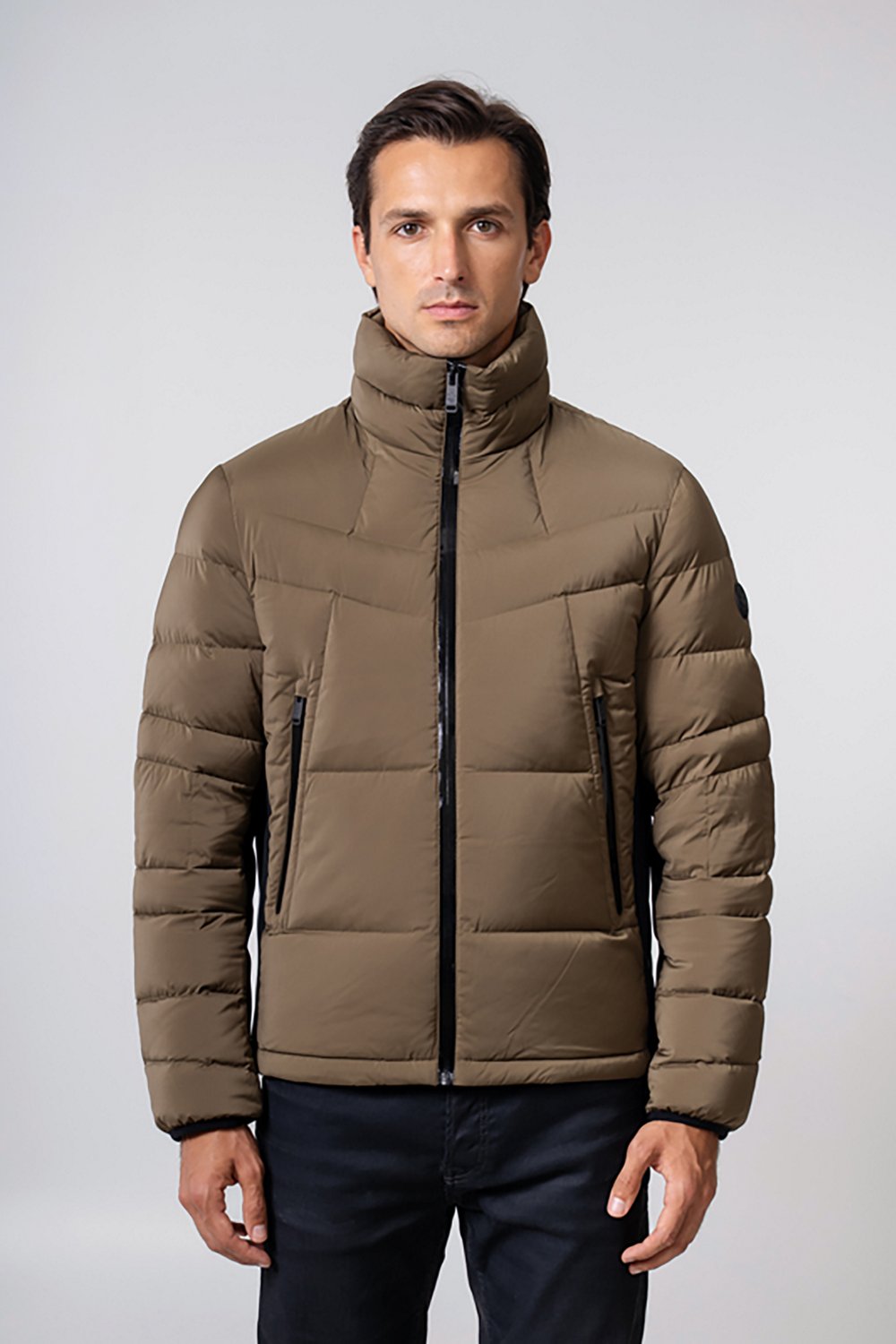 The Recycled Planet Men’s Downhill Quilted Hipster Jacket
