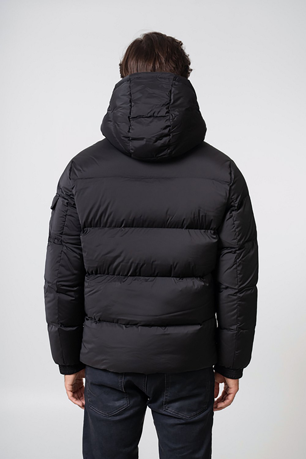The Recycled Planet Men’s Henry Quilted Hipster Jacket with Hood - view number 3