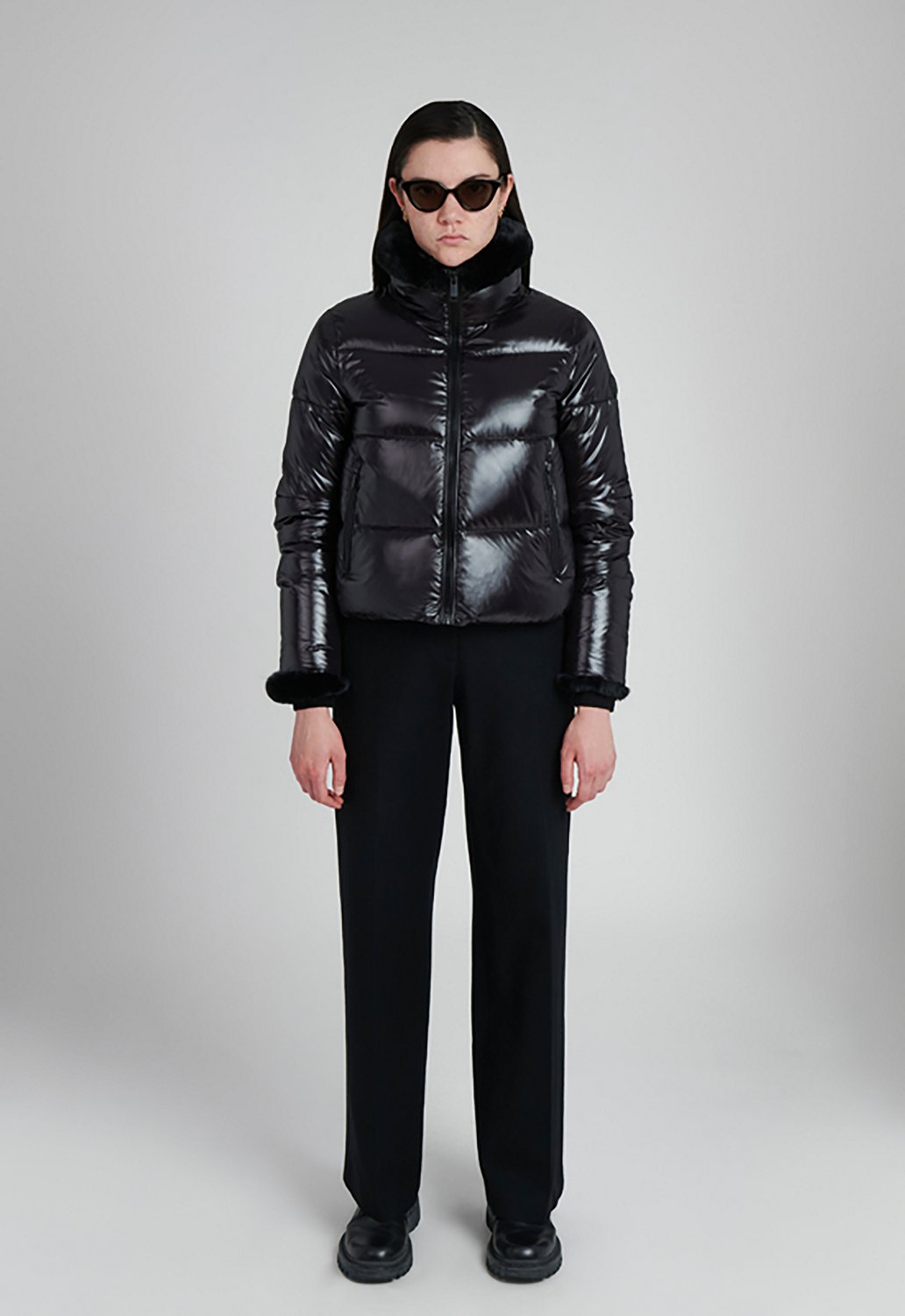 The Recycled Planet Women's Cropped Hipster with Collar