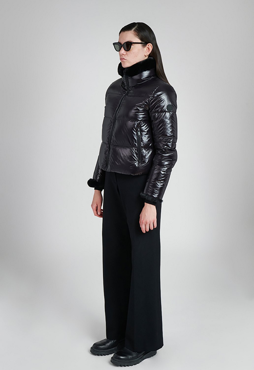 The Recycled Planet Women's Cropped Hipster with Collar - view number 2