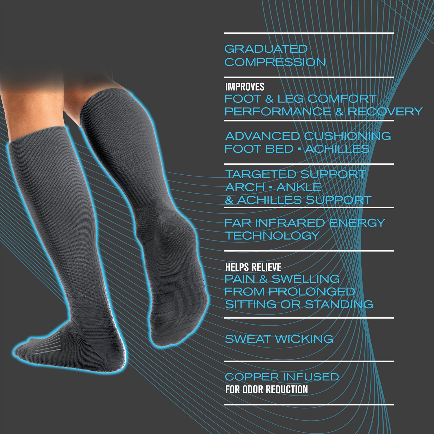 Copper Fit Elite Sports Compression Socks - view number 4