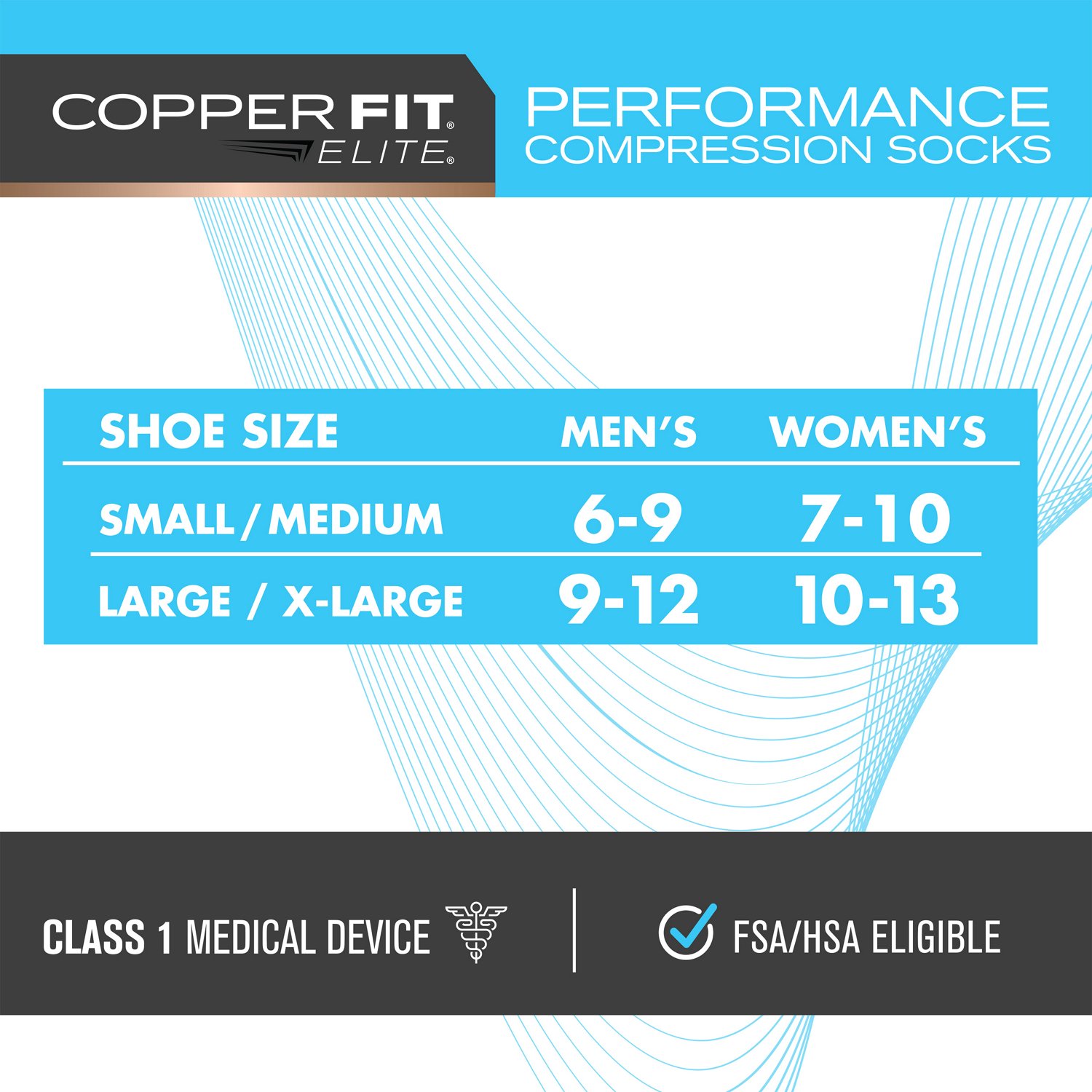 Copper Fit Elite Sports Compression Socks - view number 6