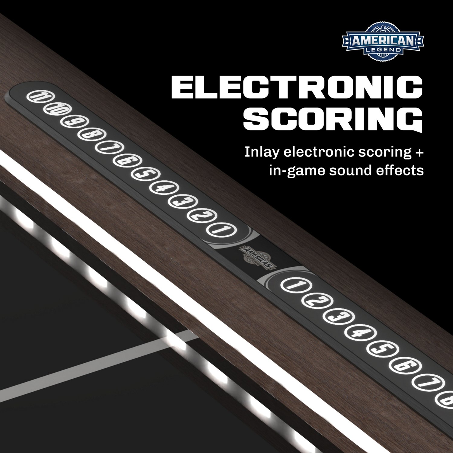 American Legend 72" Windsor W-Leg Air Hockey Table - view number 3