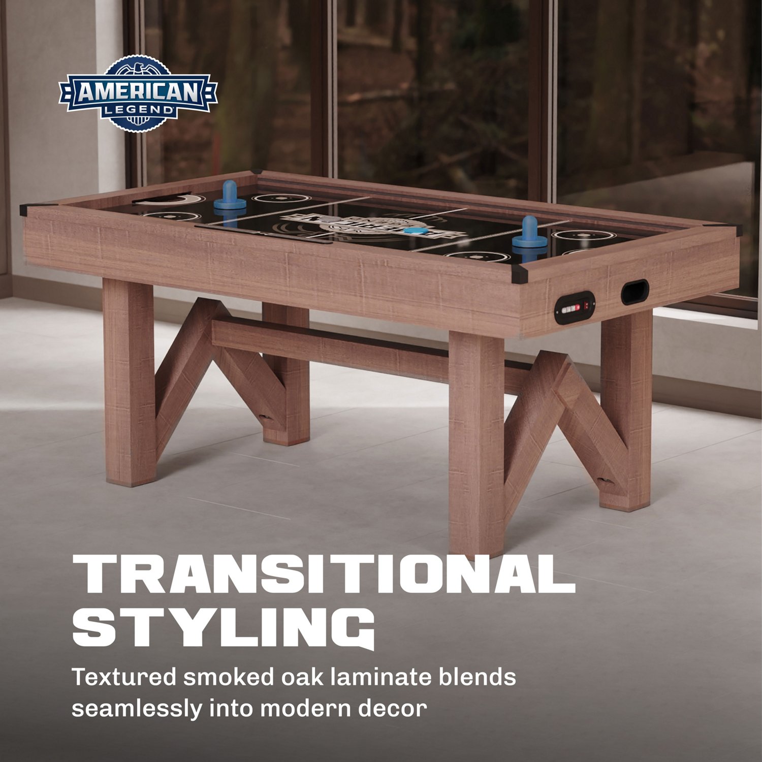 American Legend 72" Windsor W-Leg Air Hockey Table - view number 4