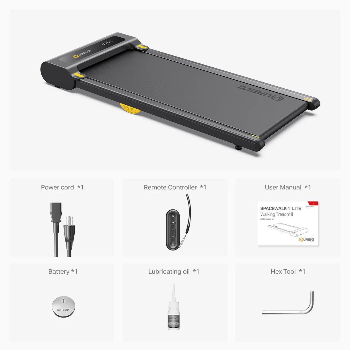 UREVO Spacewalk Lite Under Desk Treadmill - view number 2