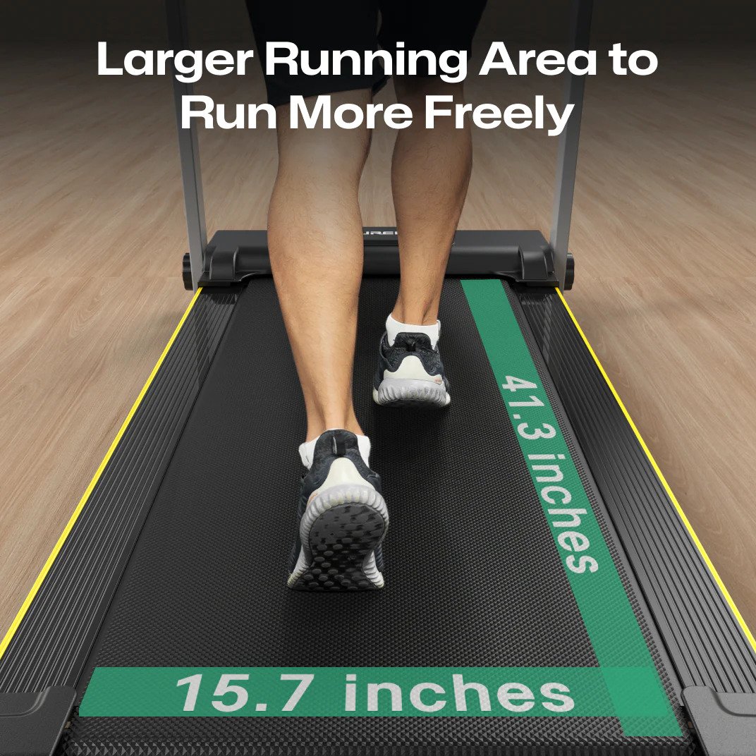 Urevo 2-in-1 Folding Walking Pad Treadmill                                                                                       - view number 7