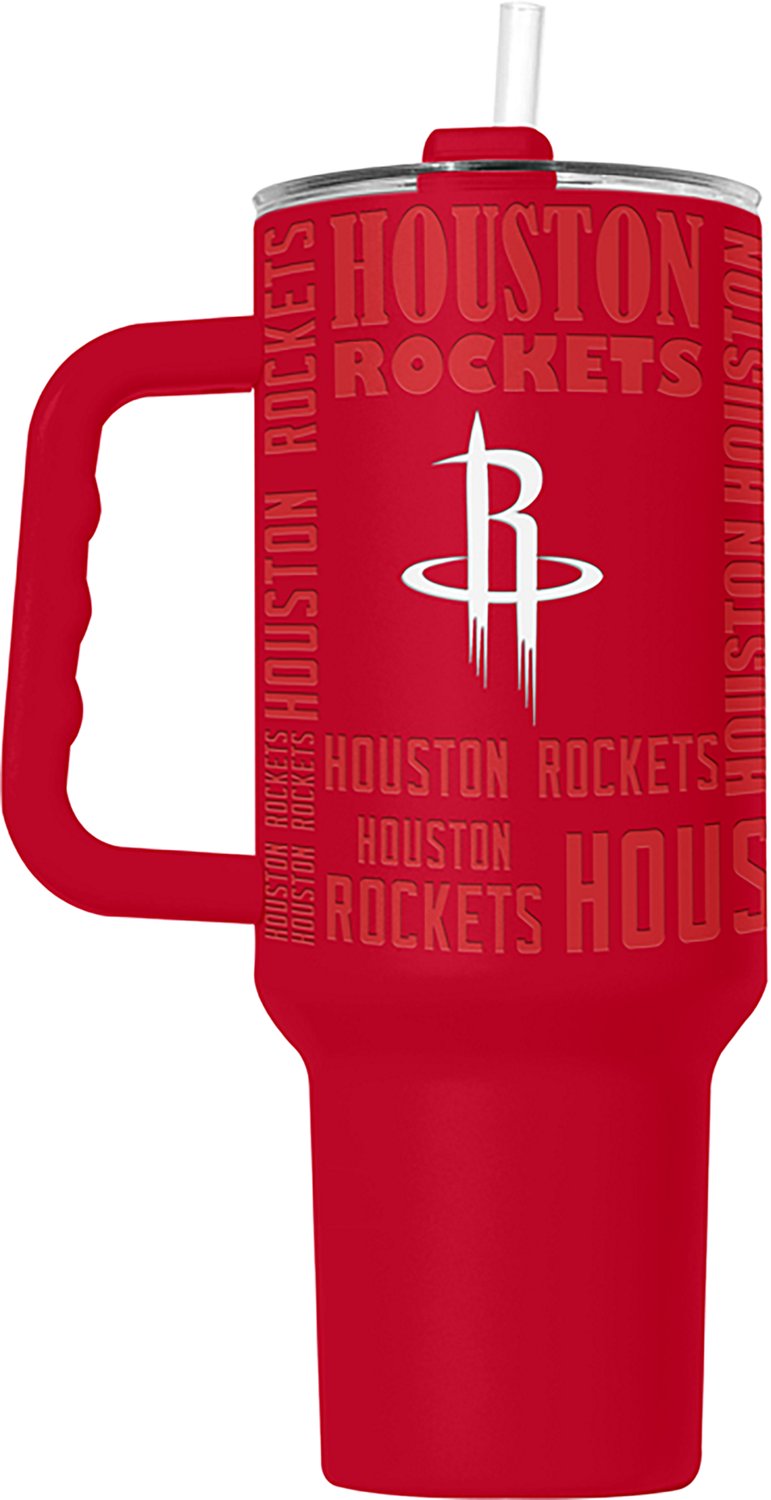 Logo Houston Rockets Replay 40 Ounce Powder Coat Tumbler