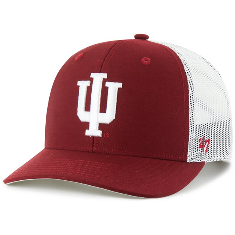 '47 Adult Indiana Hoosiers Red Logo Adjustable Trucker Hat, Men's