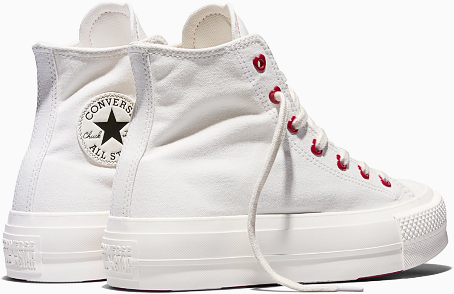 Converse Women’s Chuck Taylor All Star Hearts Hi Lift VDay Shoes - view number 4