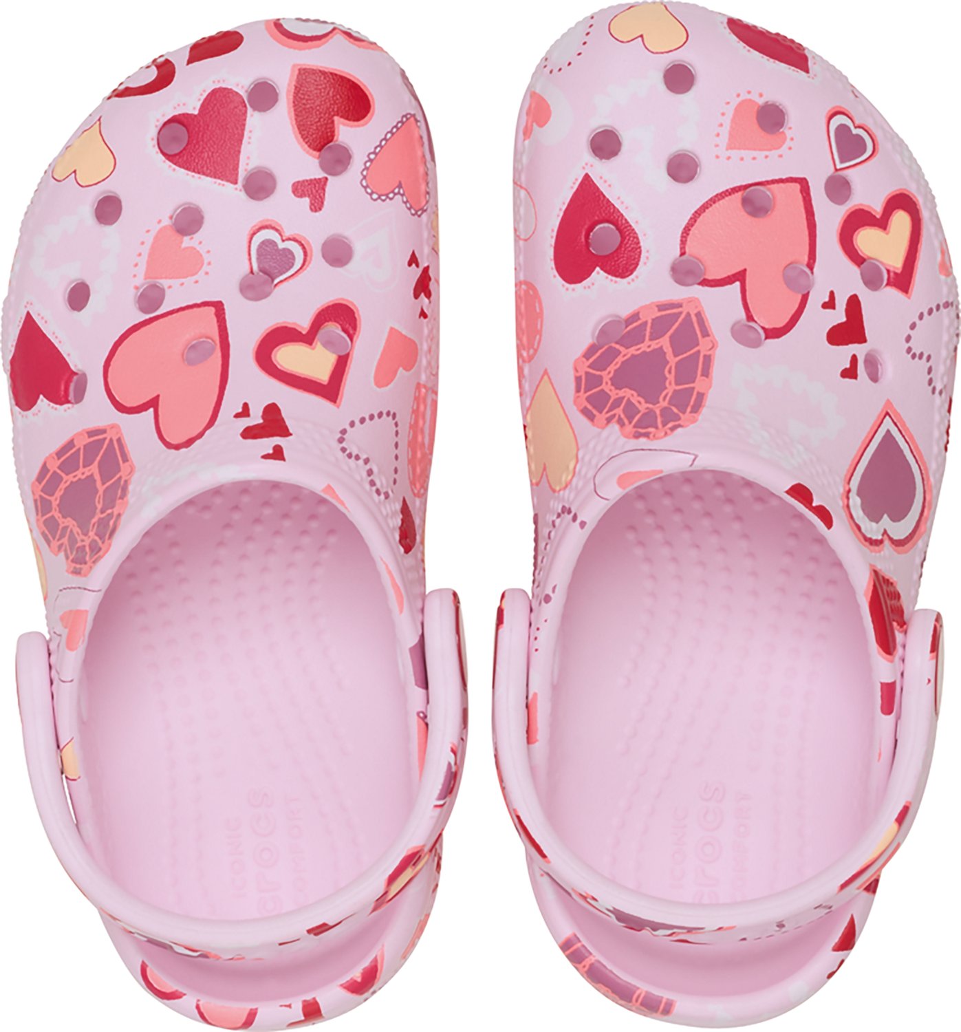Crocs Girls' Classic Valentine Hearts Clogs - view number 4