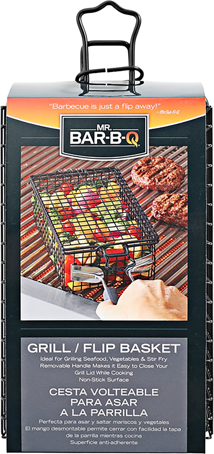 Mr. Bar-B-Q Grill/Flip Basket With Removable Handle - view number 3