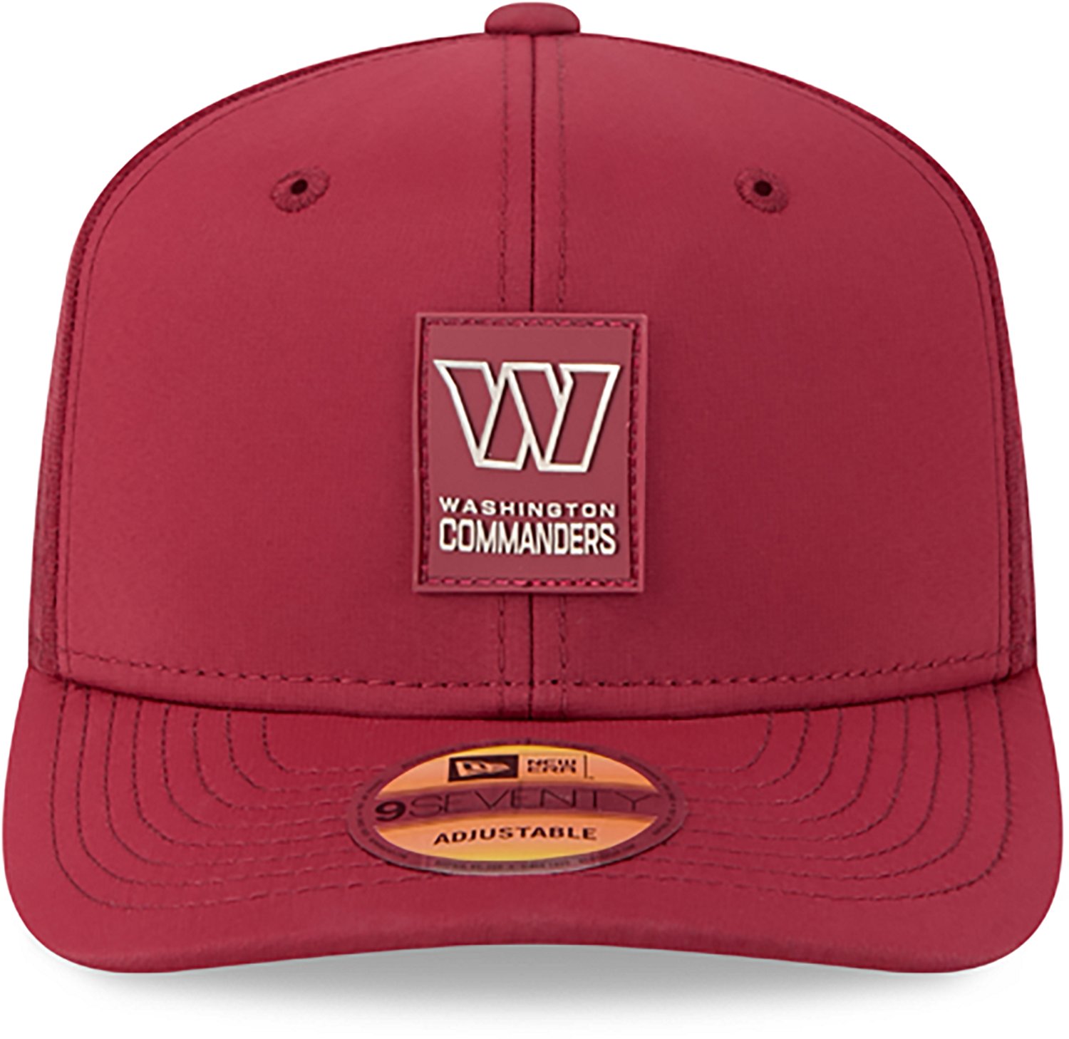 New Era Adults' Commanders Sideline Quill Tech 970 Trucker Cap - view number 2