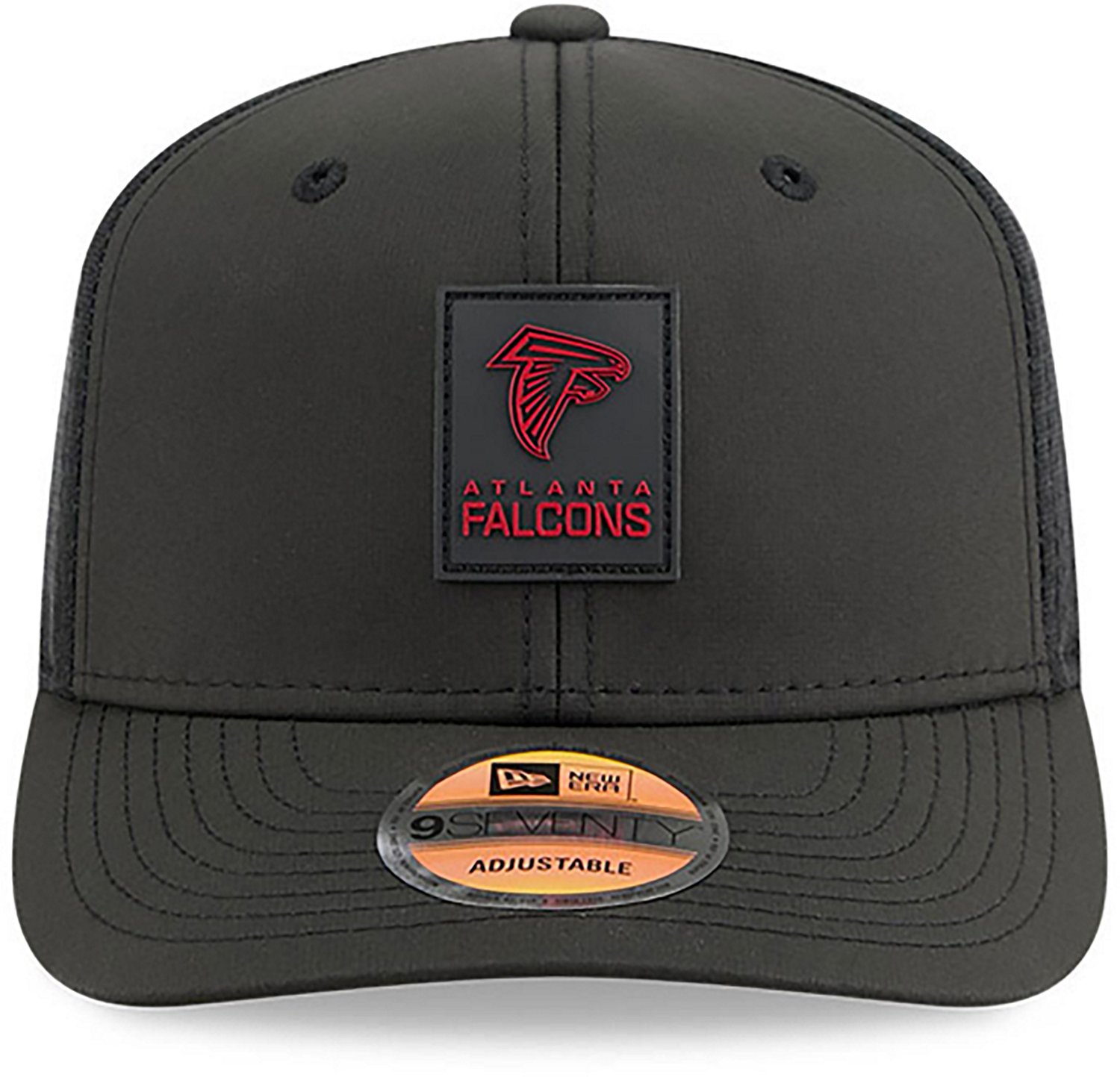 New Era Adults' Atlanta Falcons Sideline Quill Tech 9SEVENTY Trucker Cap - view number 2