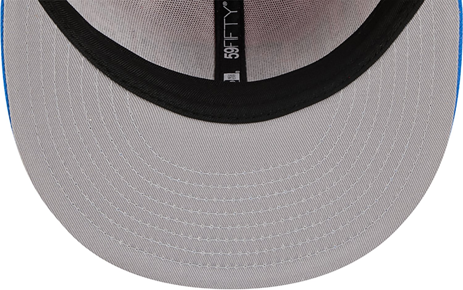 New Era Men's OKC Thunder Satin Blue 59FIFTY Cap - view number 7