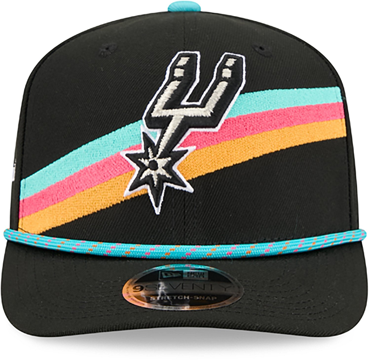 New Era Men's Spurs 25 City Edition 9SEVENTY Cap - view number 2