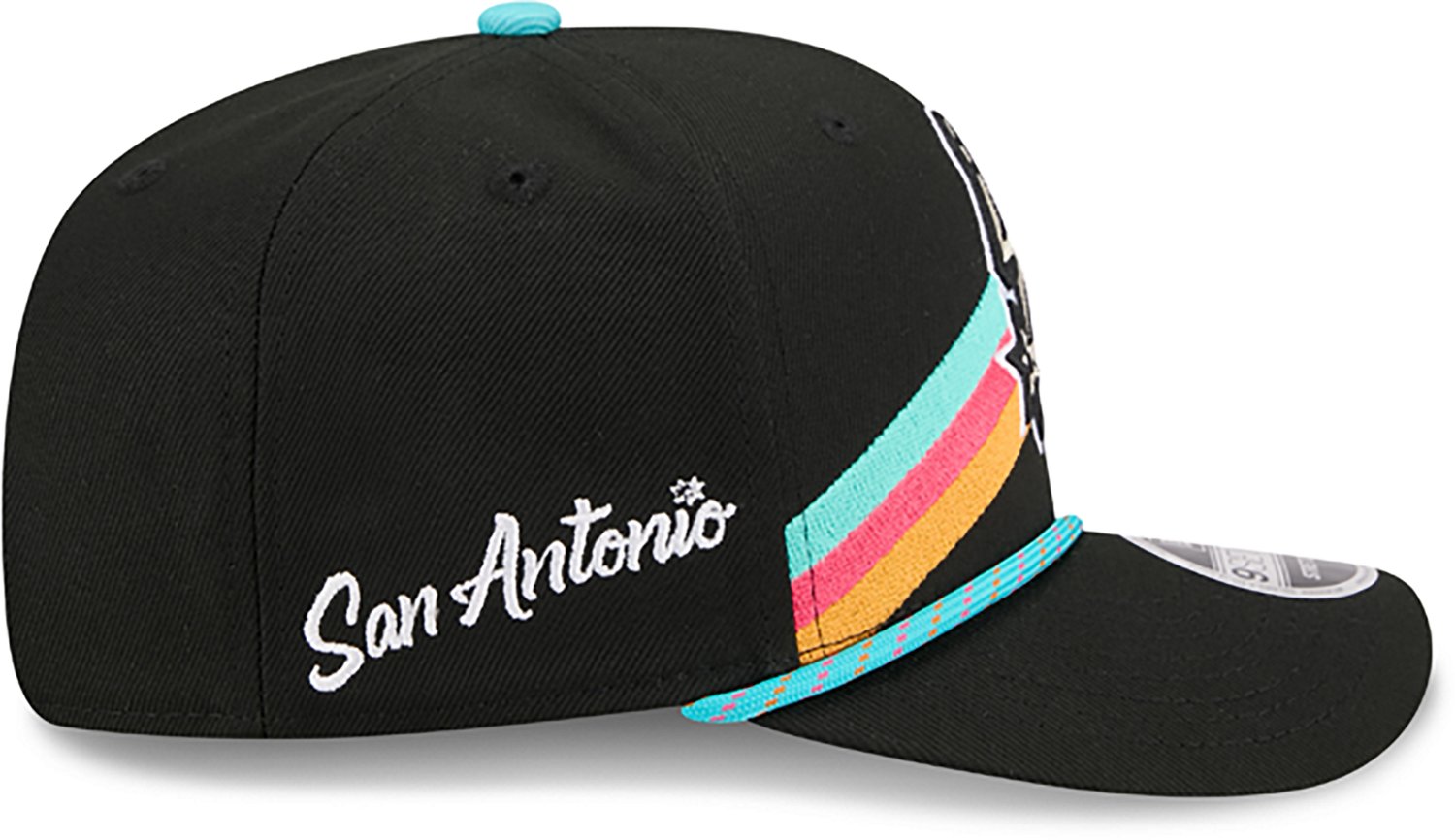 New Era Men's Spurs 25 City Edition 9SEVENTY Cap - view number 4