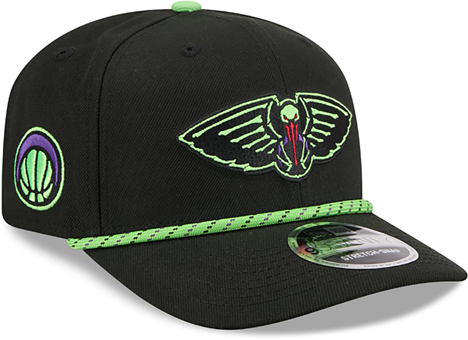 New Era Men's Pelicans 25 City Edition 9SEVENTY SS Cap - view number 3