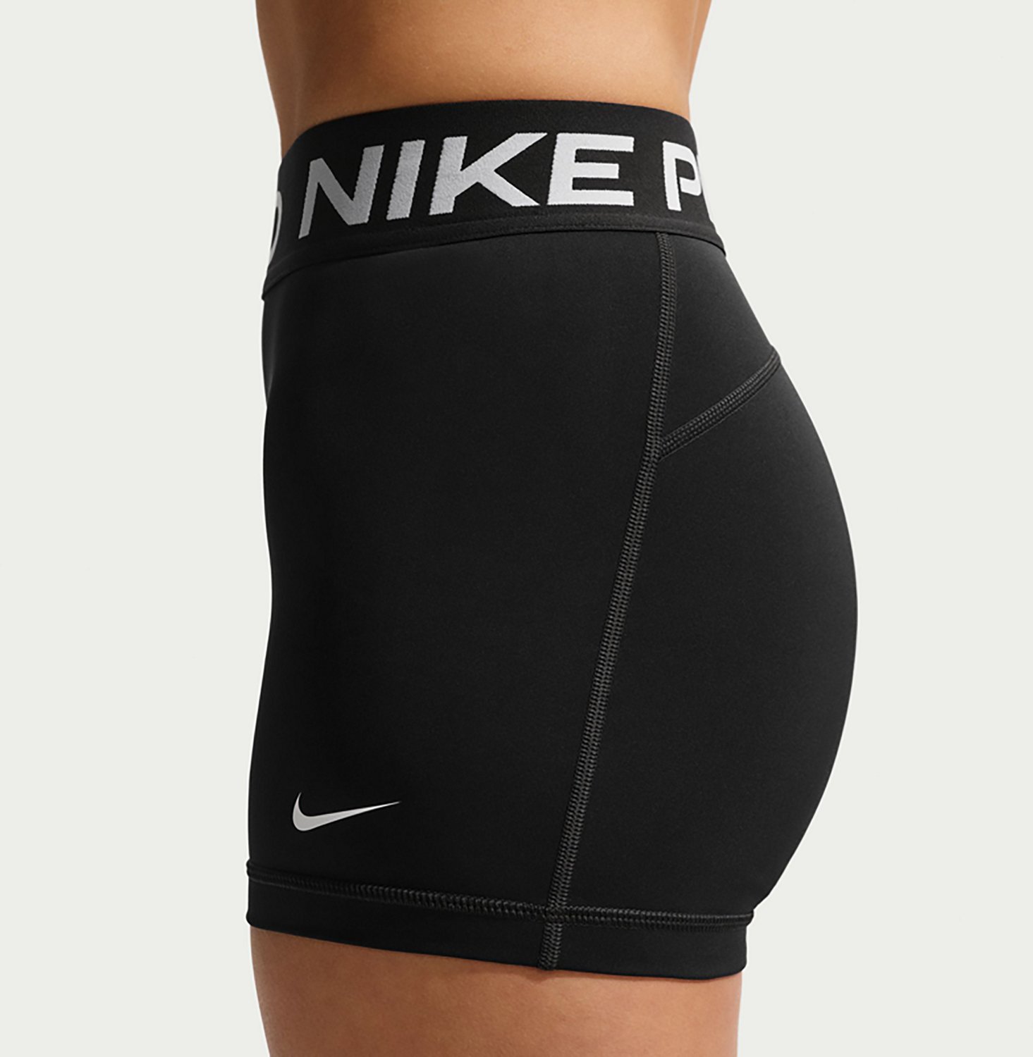 Nike Women's Nike Pro Dri-FIT Mid-Rise Biker Shorts 3 in. - view number 2