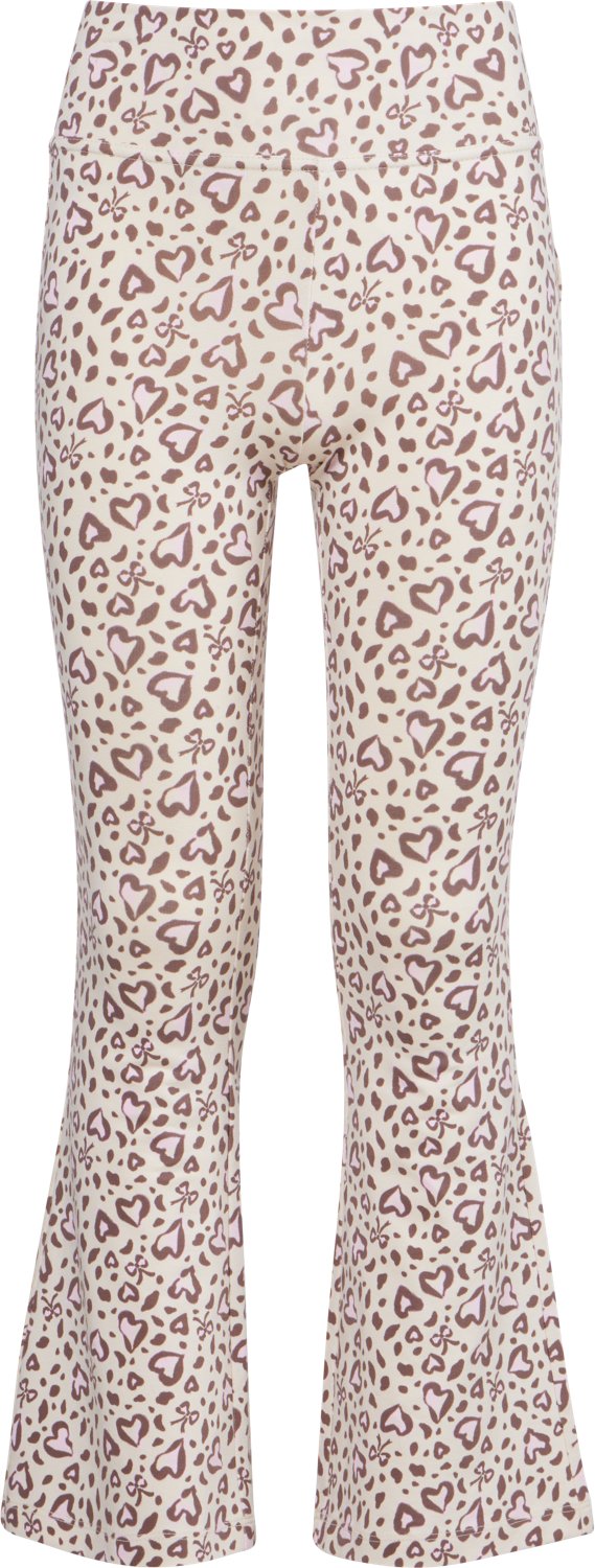 BCG Girls'  Cotton Flare Printed Legging