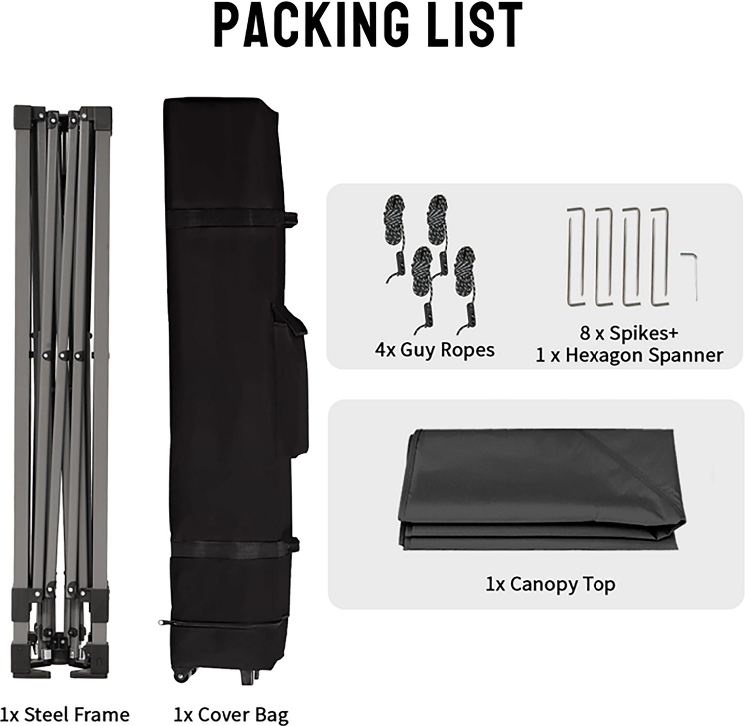 Academy Sports + Outdoors One Push 10 ft x 10 ft Straight Leg Come And Take It Canopy - view number 5