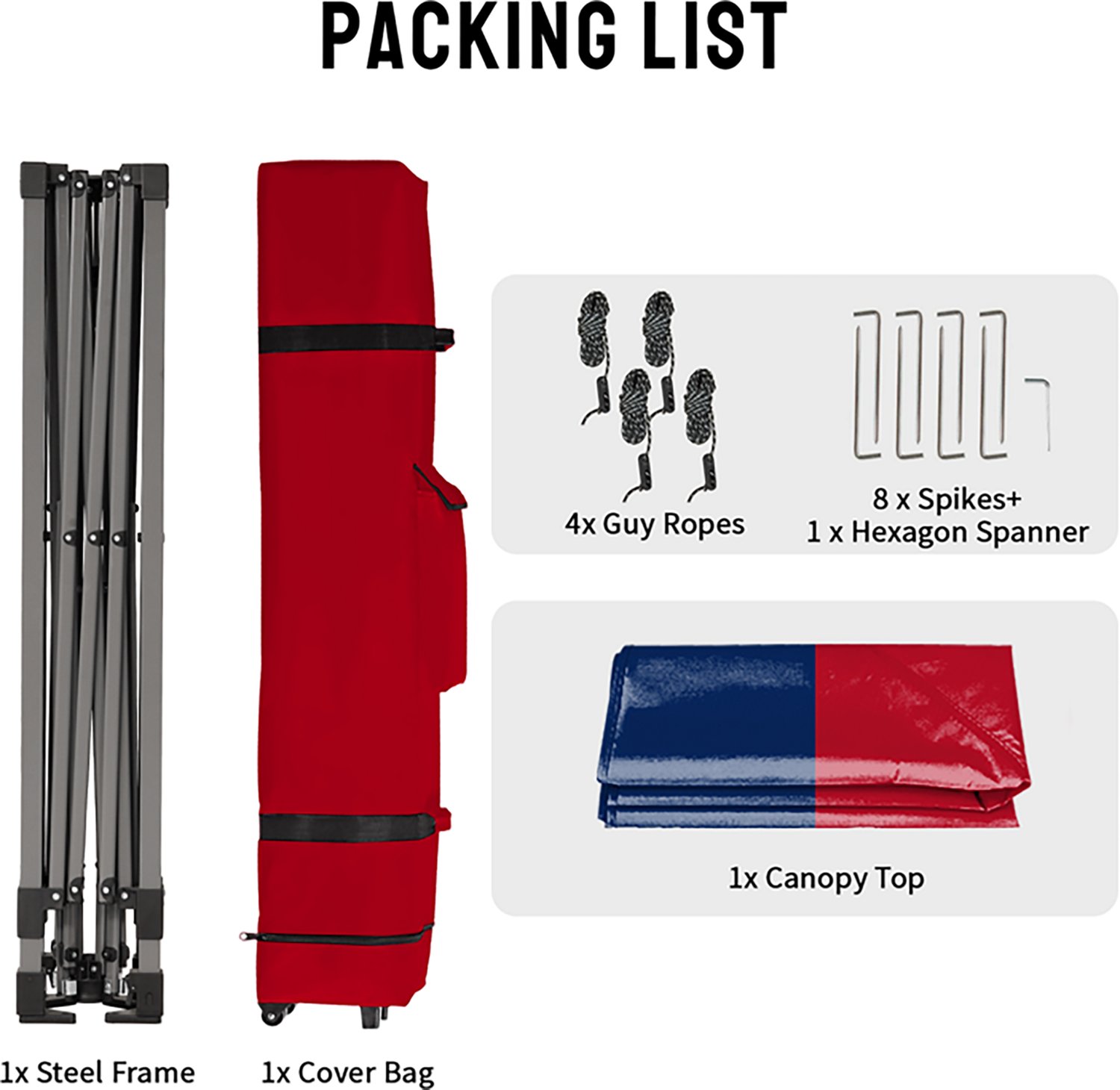 Academy Sports + Outdoors One Push 10 ft x 10 ft Texas Straight Leg Canopy - view number 5