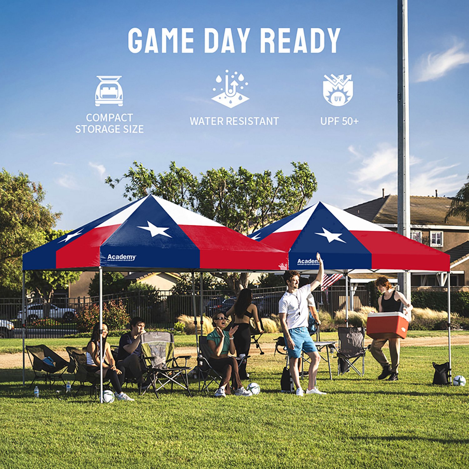 Academy Sports + Outdoors One Push 10 ft x 10 ft Texas Straight Leg Canopy - view number 7