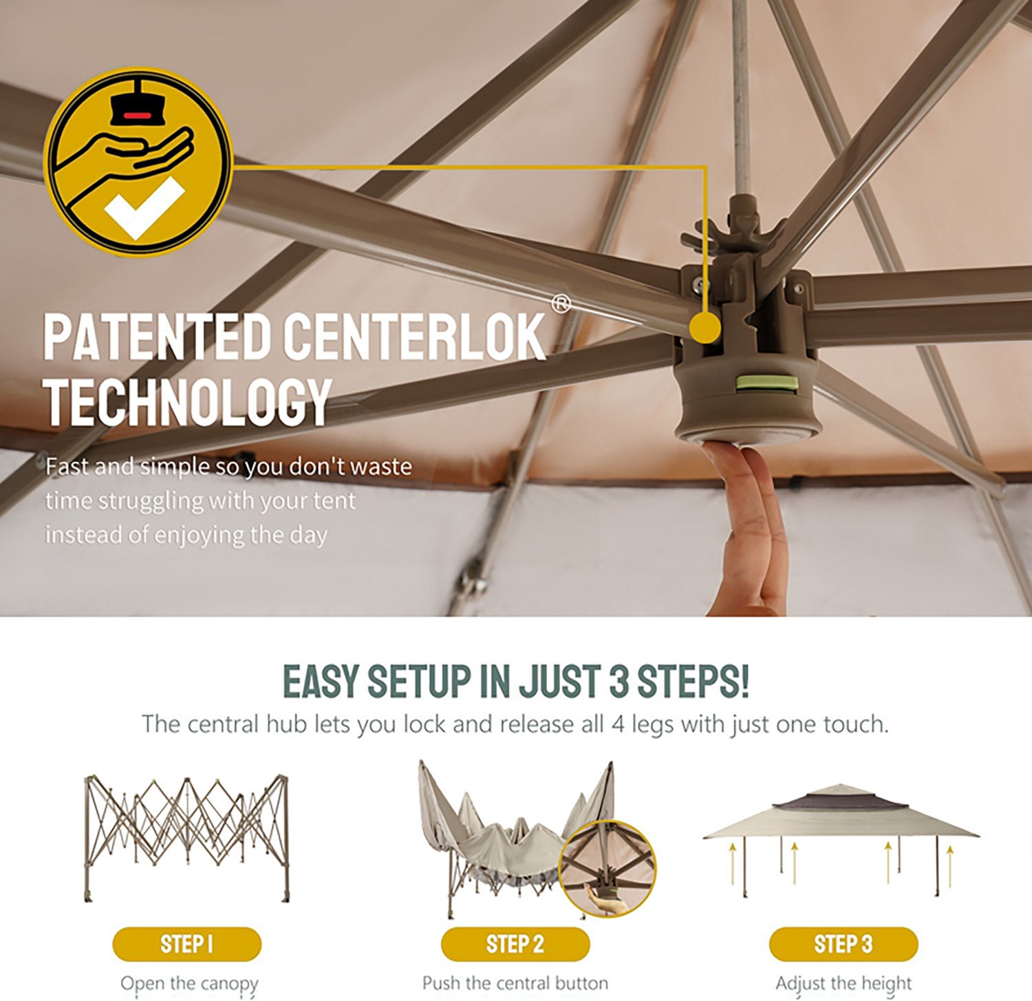 Mosaic 13 ft x 13 ft Triple Pagoda Gazebo Canopy                                                                                 - view number 5