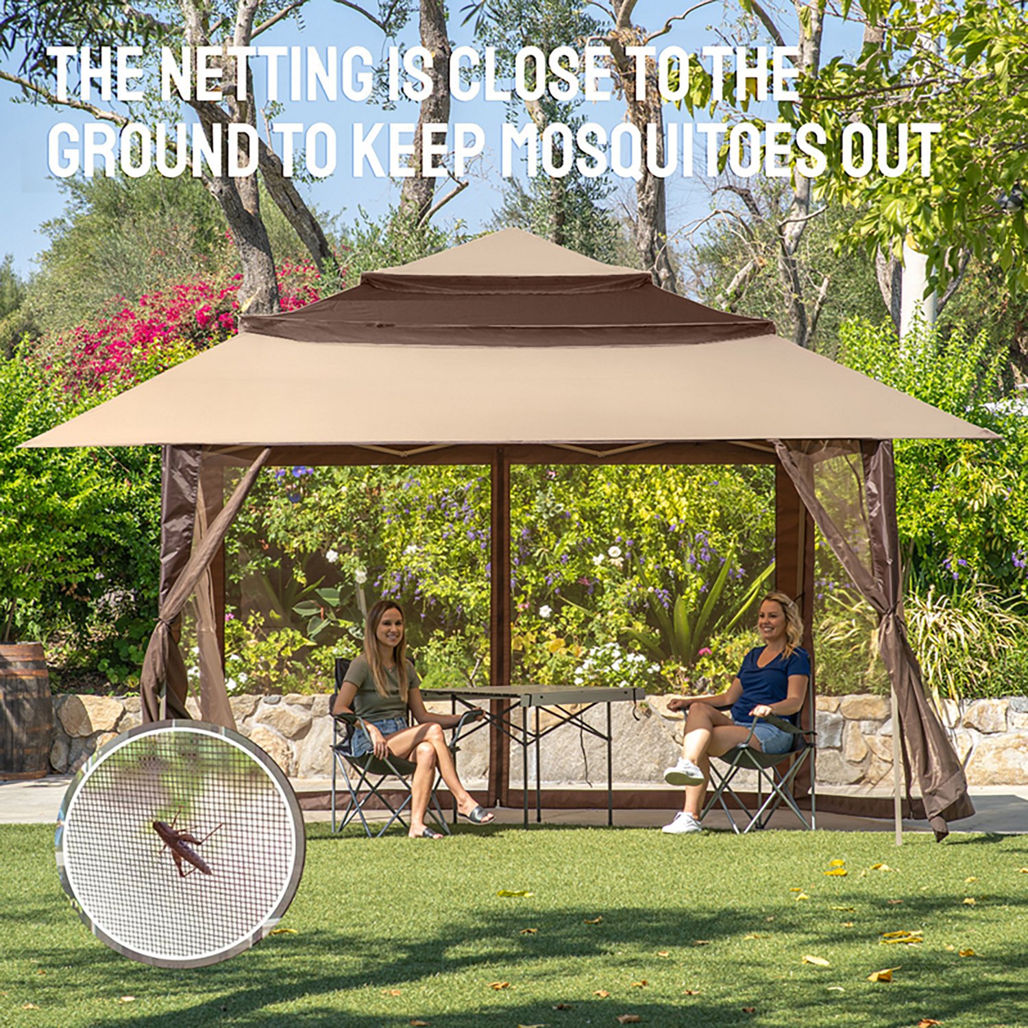 Mosaic 13 ft x 13 ft Triple Pagoda Gazebo Canopy                                                                                 - view number 7