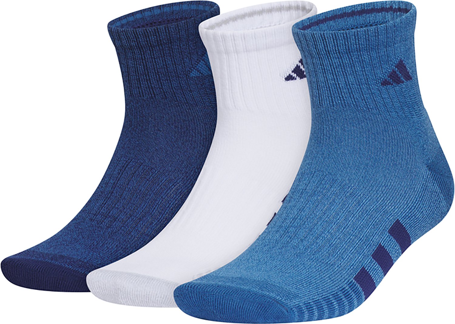 adidas Men's Cushioned 3.0 Quarter Socks 3-Pack