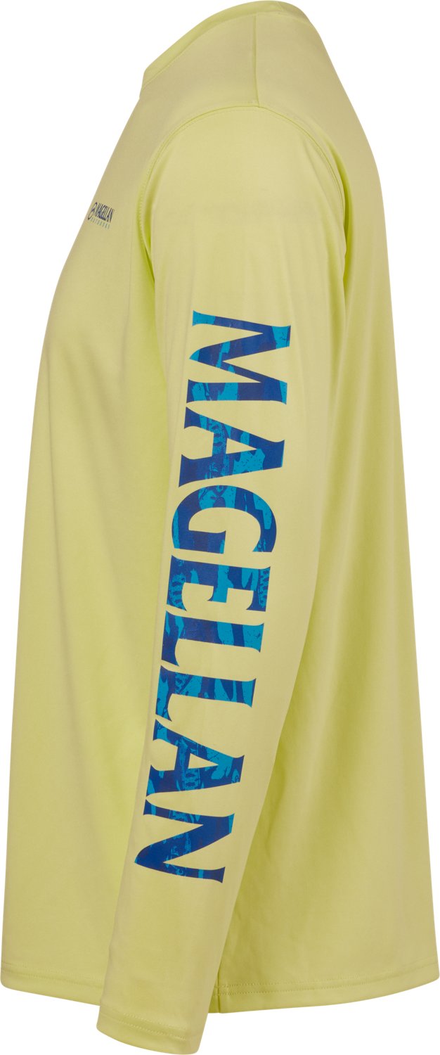 Magellan Outdoors Men's Casting Crew Long Sleeve T-shirt                                                                         - view number 3