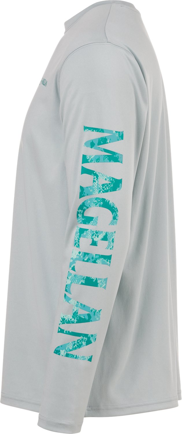Magellan Outdoors Men's Casting Crew Long Sleeve T-shirt                                                                         - view number 3
