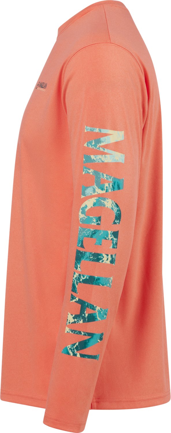 Magellan Outdoors Men's Casting Crew Long Sleeve T-shirt                                                                         - view number 5